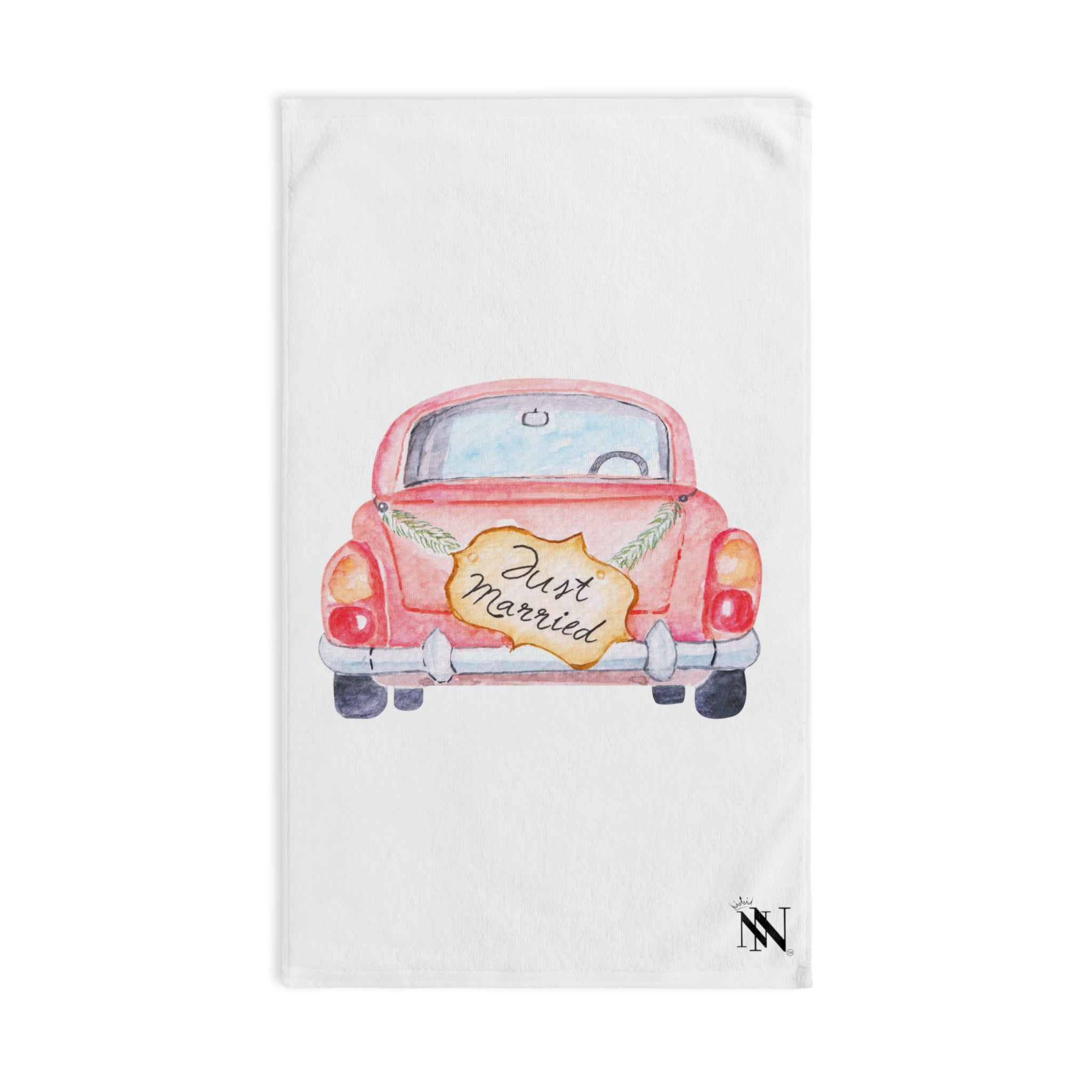 Just Married Car White | Funny Gifts for Men - Gifts for Him - Birthday Gifts for Men, Him, Her, Husband, Boyfriend, Girlfriend, New Couple Gifts, Fathers & Valentines Day Gifts, Christmas Gifts NECTAR NAPKINS