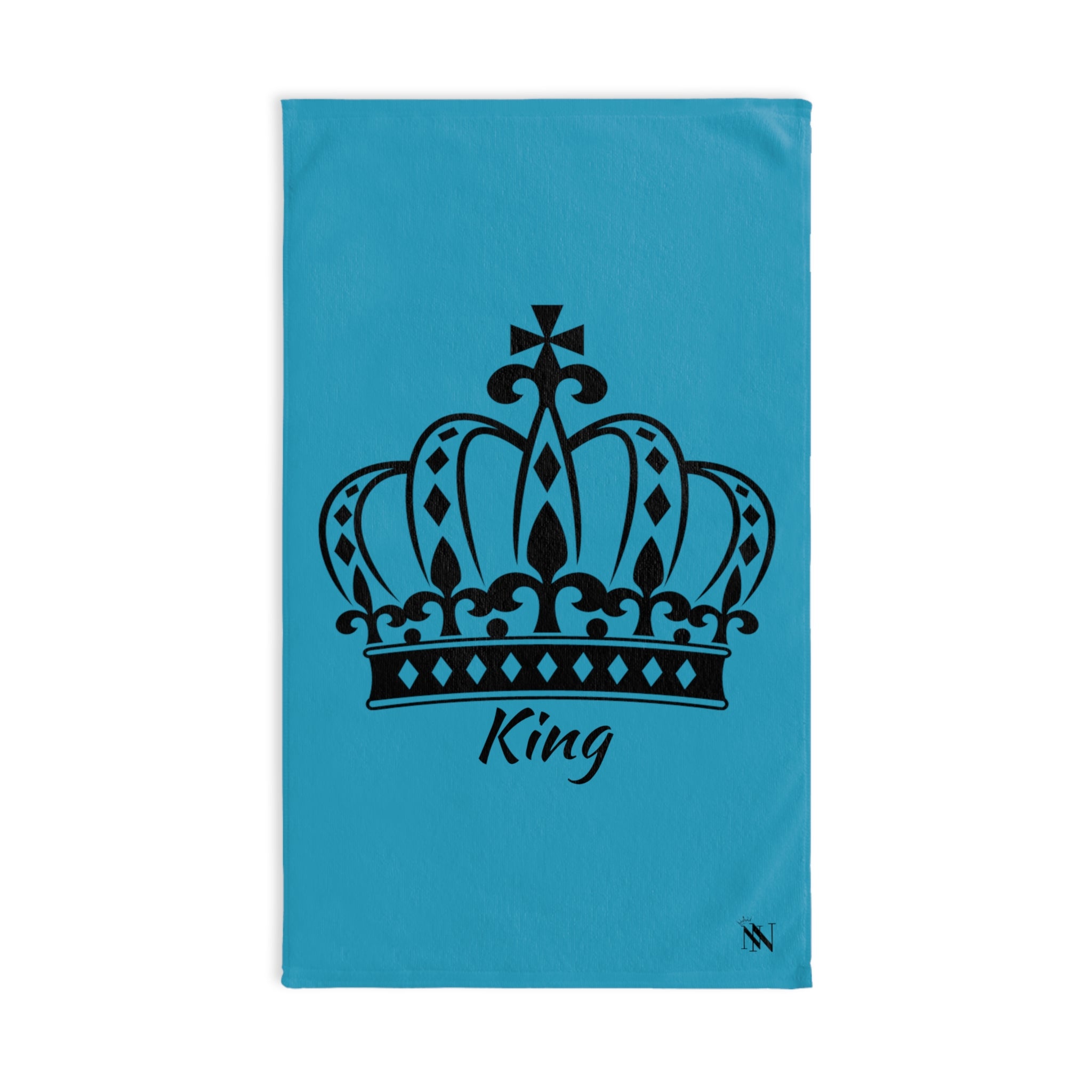 King Crown Prince Teal | Novelty Gifts for Boyfriend, Funny Towel Romantic Gift for Wedding Couple Fiance First Year Anniversary Valentines, Party Gag Gifts, Joke Humor Cloth for Husband Men BF NECTAR NAPKINS