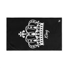 King Crown PrinceBlack | Sexy Gifts for Boyfriend, Funny Towel Romantic Gift for Wedding Couple Fiance First Year 2nd Anniversary Valentines, Party Gag Gifts, Joke Humor Cloth for Husband Men BF NECTAR NAPKINS