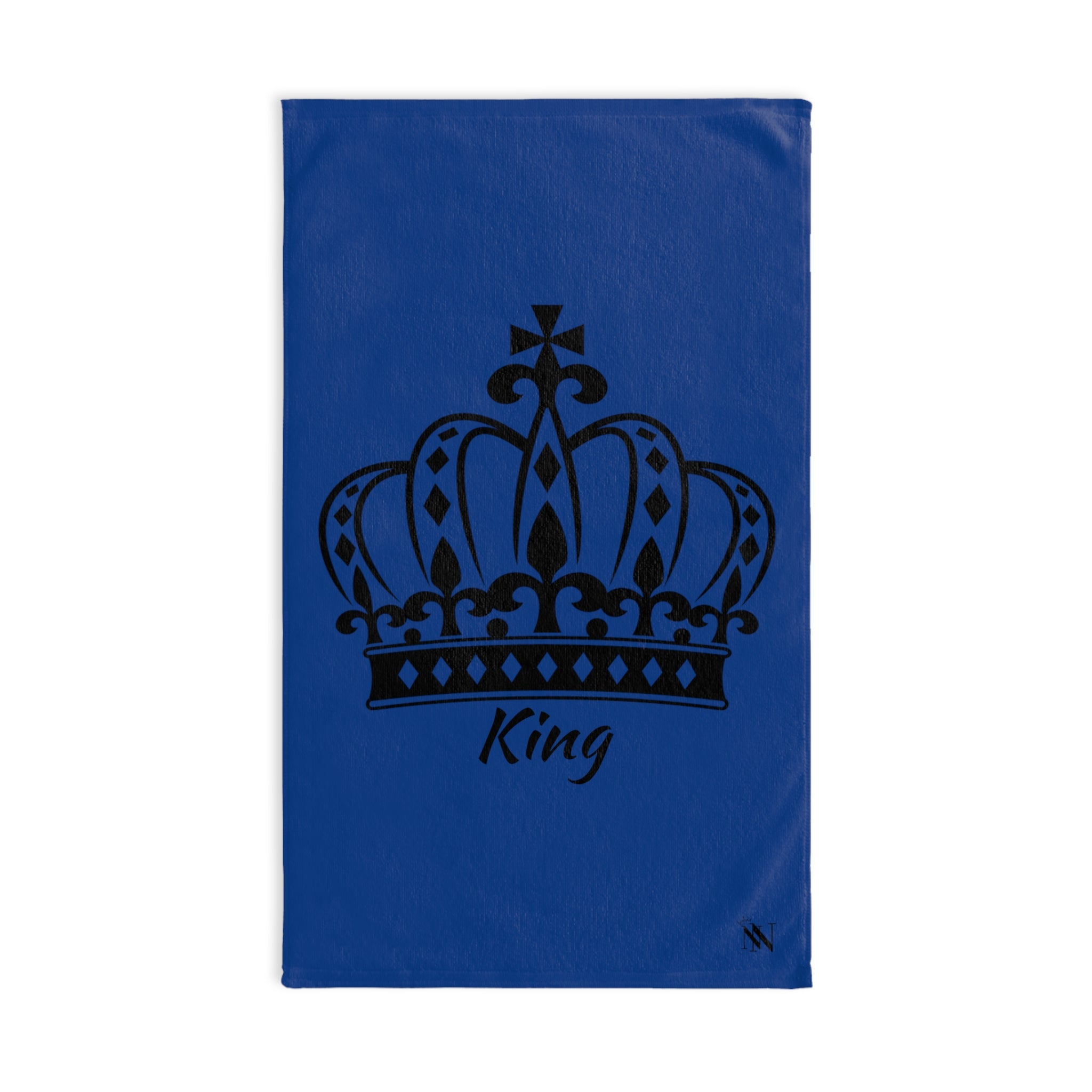 King Crown PrinceBlue | Gifts for Boyfriend, Funny Towel Romantic Gift for Wedding Couple Fiance First Year Anniversary Valentines, Party Gag Gifts, Joke Humor Cloth for Husband Men BF NECTAR NAPKINS