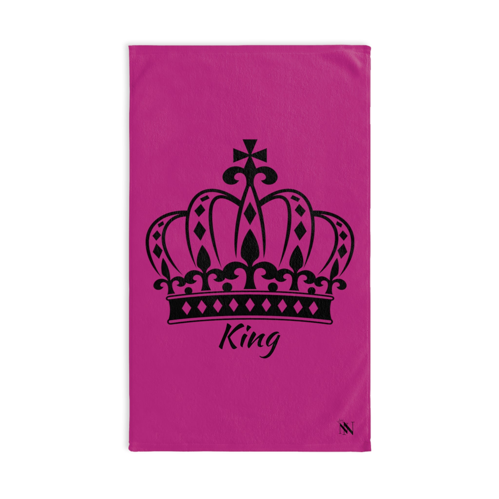 King Crown PrinceFuscia | Funny Gifts for Men - Gifts for Him - Birthday Gifts for Men, Him, Husband, Boyfriend, New Couple Gifts, Fathers & Valentines Day Gifts, Hand Towels NECTAR NAPKINS