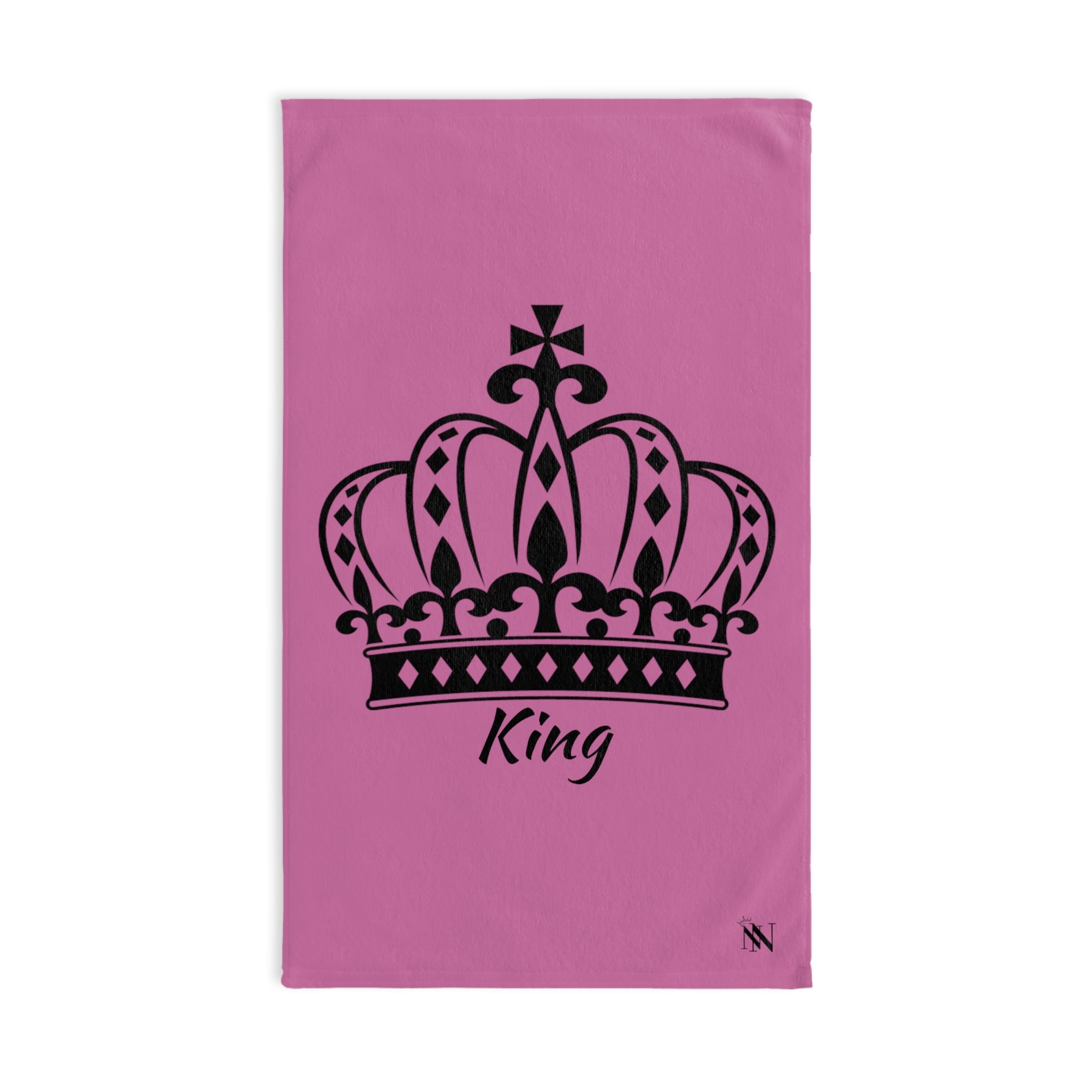 King Crown PrincePink | Novelty Gifts for Boyfriend, Funny Towel Romantic Gift for Wedding Couple Fiance First Year Anniversary Valentines, Party Gag Gifts, Joke Humor Cloth for Husband Men BF NECTAR NAPKINS