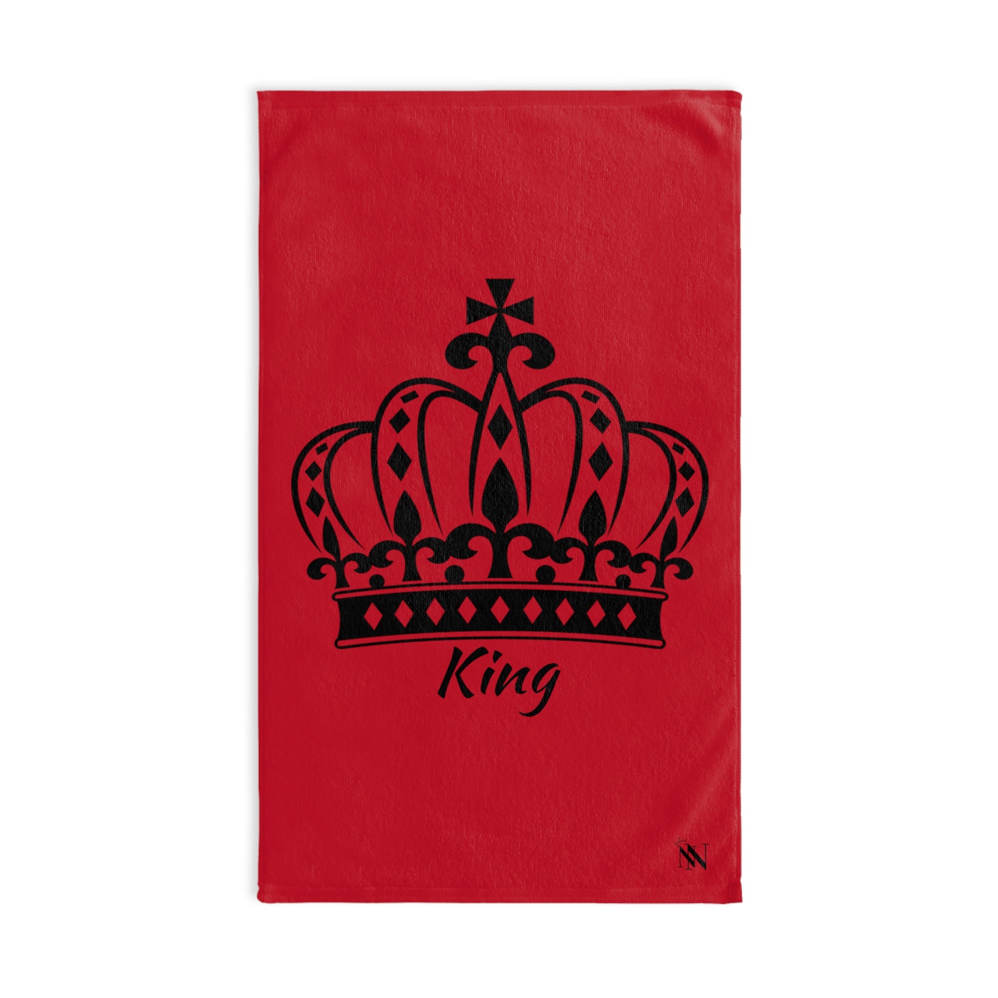 King Crown PrinceRed | Sexy Gifts for Boyfriend, Funny Towel Romantic Gift for Wedding Couple Fiance First Year 2nd Anniversary Valentines, Party Gag Gifts, Joke Humor Cloth for Husband Men BF NECTAR NAPKINS