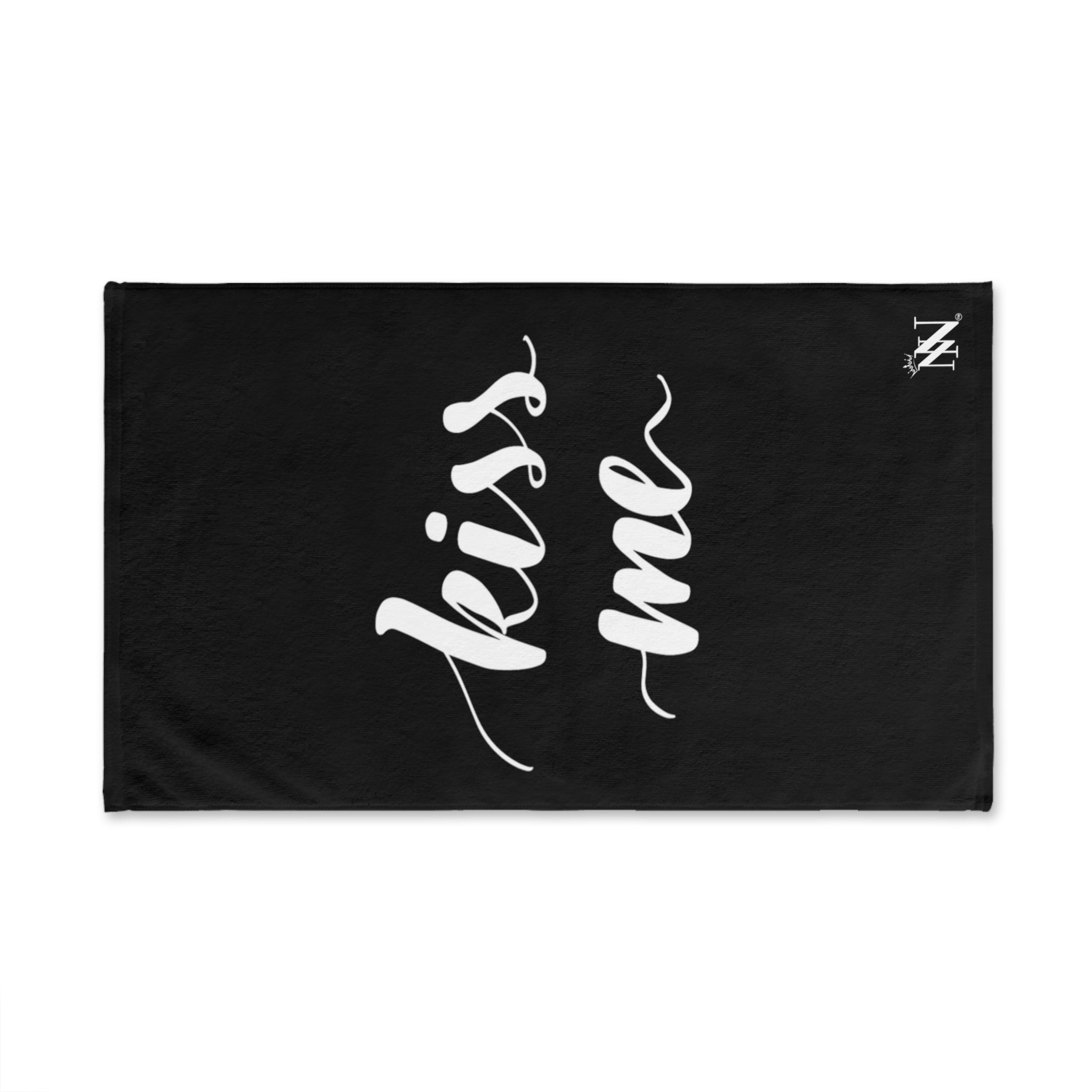 Kiss Me 2 Black | Sexy Gifts for Boyfriend, Funny Towel Romantic Gift for Wedding Couple Fiance First Year 2nd Anniversary Valentines, Party Gag Gifts, Joke Humor Cloth for Husband Men BF NECTAR NAPKINS