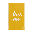 Kiss Me 2 |Gifts for Boyfriend, Funny Towel Romantic Gift for Wedding Couple Fiance First Year Anniversary Valentines, Party Gag Gifts, Joke Humor Cloth for Husband Men BF NECTAR NAPKINS