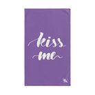 Kiss Me 2 Lavendar | Funny Gifts for Men - Gifts for Him - Birthday Gifts for Men, Him, Husband, Boyfriend, New Couple Gifts, Fathers & Valentines Day Gifts, Hand Towels NECTAR NAPKINS