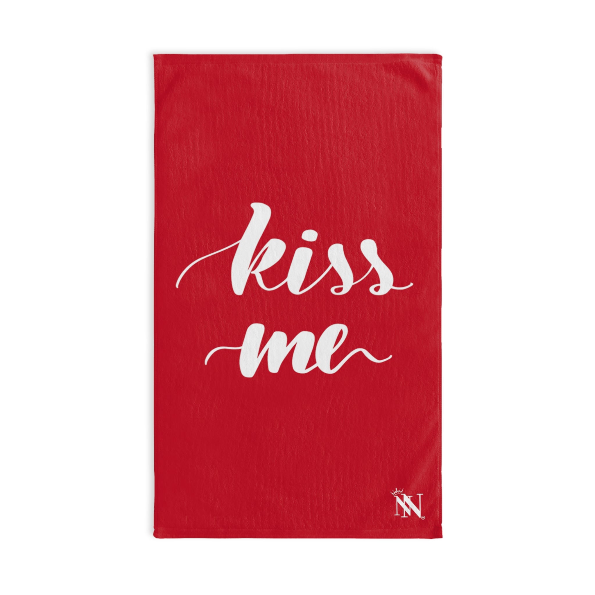 Kiss Me 2 Red | Sexy Gifts for Boyfriend, Funny Towel Romantic Gift for Wedding Couple Fiance First Year 2nd Anniversary Valentines, Party Gag Gifts, Joke Humor Cloth for Husband Men BF NECTAR NAPKINS