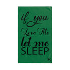 Let Me Sleep | Gifts for Boyfriend, Funny Towel Romantic Gift for Wedding Couple Fiance First Year Anniversary Valentines, Party Gag Gifts, Joke Humor Cloth for Husband Men BF NECTAR NAPKINS