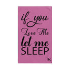 Let Me Sleep | Gifts for Boyfriend, Funny Towel Romantic Gift for Wedding Couple Fiance First Year Anniversary Valentines, Party Gag Gifts, Joke Humor Cloth for Husband Men BF NECTAR NAPKINS