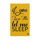 Let Me Sleep |Gifts for Boyfriend, Funny Towel Romantic Gift for Wedding Couple Fiance First Year Anniversary Valentines, Party Gag Gifts, Joke Humor Cloth for Husband Men BF NECTAR NAPKINS