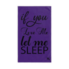 Let Me Sleep | Gifts for Boyfriend, Funny Towel Romantic Gift for Wedding Couple Fiance First Year Anniversary Valentines, Party Gag Gifts, Joke Humor Cloth for Husband Men BF NECTAR NAPKINS