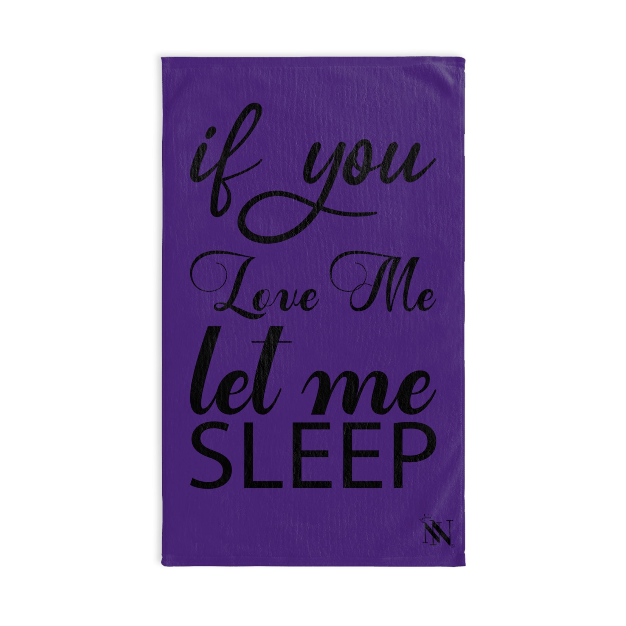 Let Me Sleep | Gifts for Boyfriend, Funny Towel Romantic Gift for Wedding Couple Fiance First Year Anniversary Valentines, Party Gag Gifts, Joke Humor Cloth for Husband Men BF NECTAR NAPKINS