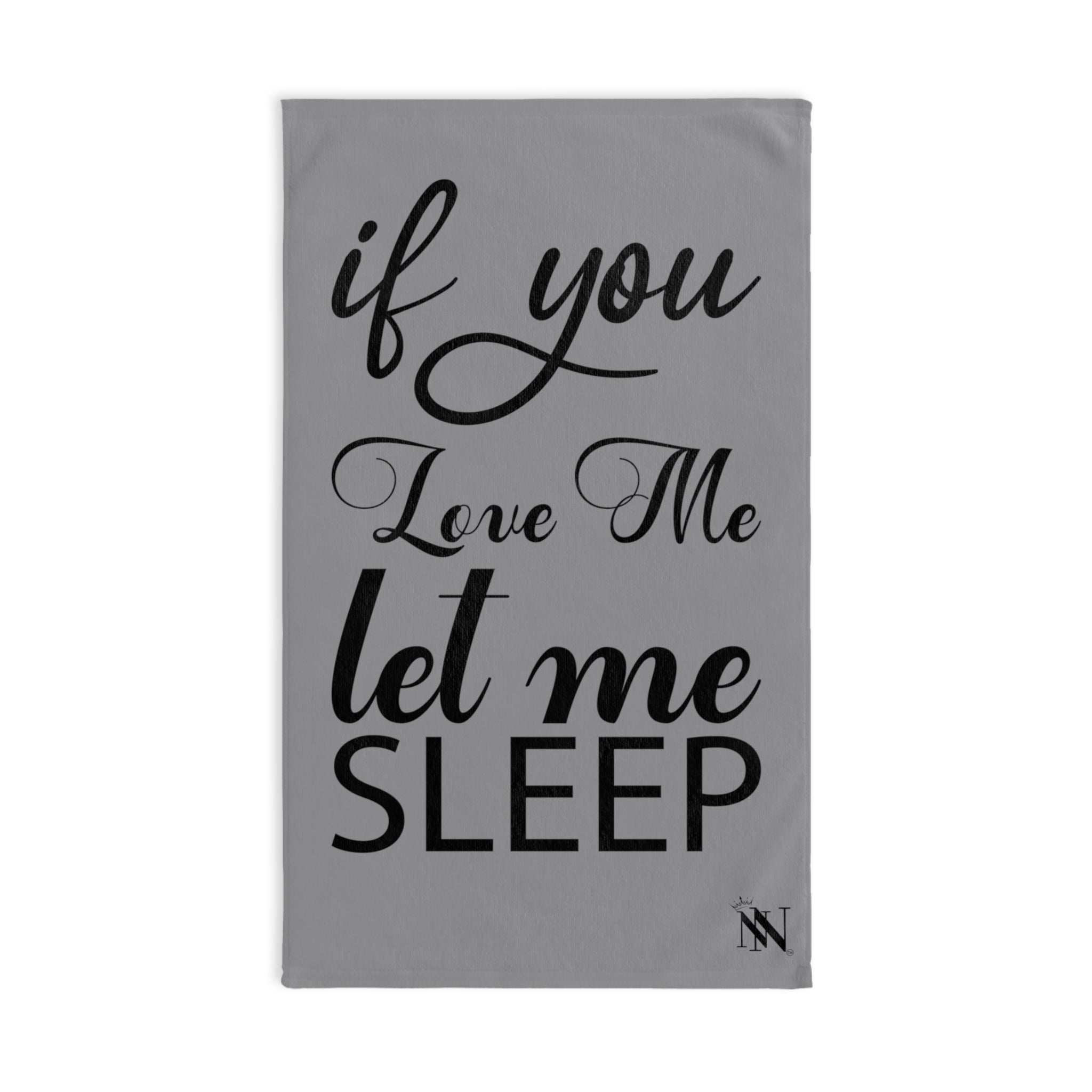 Let Me Sleep Grey | Anniversary Wedding, Christmas, Valentines Day, Birthday Gifts for Him, Her, Romantic Gifts for Wife, Girlfriend, Couples Gifts for Boyfriend, Husband NECTAR NAPKINS