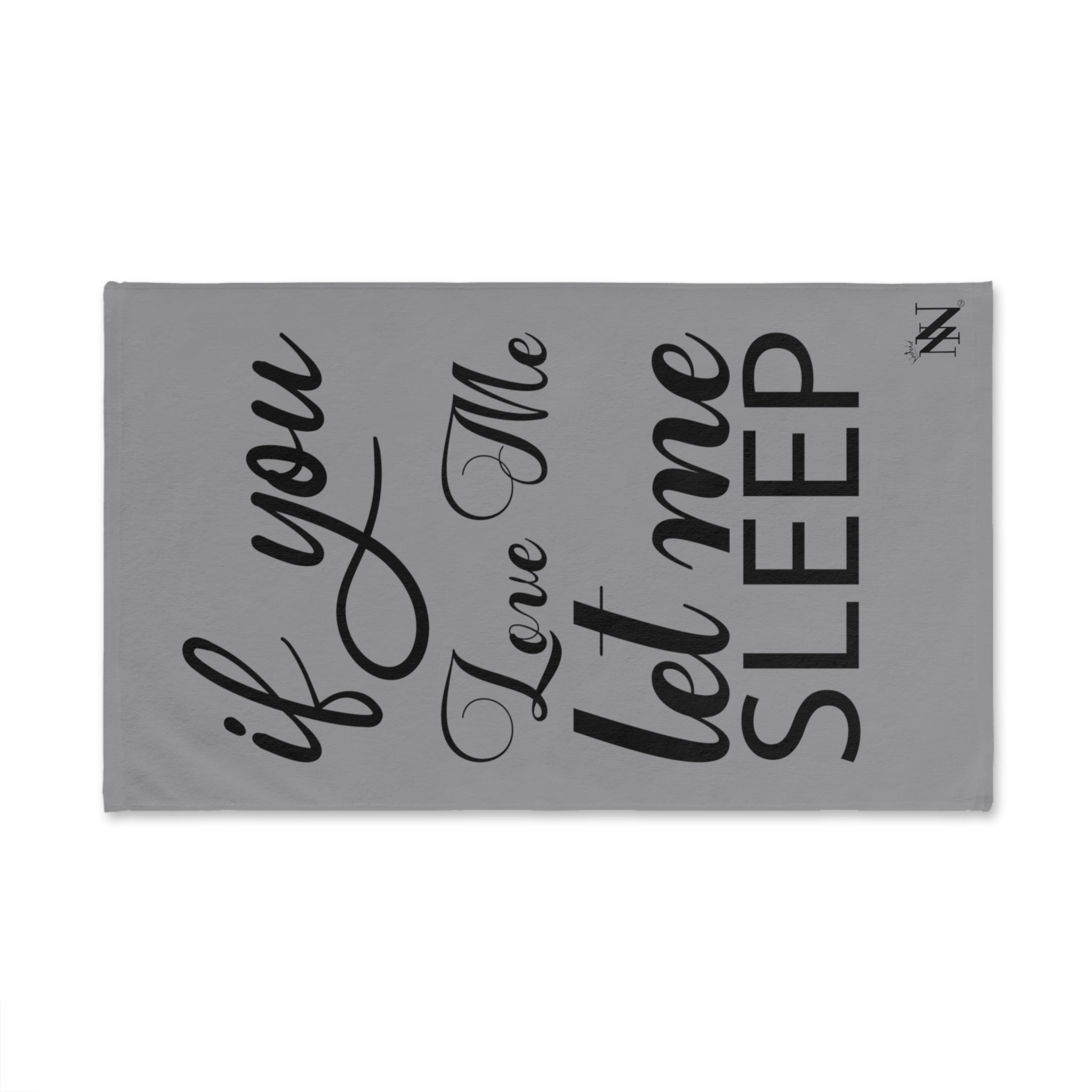 Let Me Sleep Grey | Anniversary Wedding, Christmas, Valentines Day, Birthday Gifts for Him, Her, Romantic Gifts for Wife, Girlfriend, Couples Gifts for Boyfriend, Husband NECTAR NAPKINS