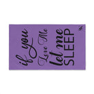 Let Me Sleep Lavendar | Funny Gifts for Men - Gifts for Him - Birthday Gifts for Men, Him, Husband, Boyfriend, New Couple Gifts, Fathers & Valentines Day Gifts, Hand Towels NECTAR NAPKINS