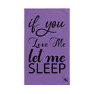 Let Me Sleep Lavendar | Funny Gifts for Men - Gifts for Him - Birthday Gifts for Men, Him, Husband, Boyfriend, New Couple Gifts, Fathers & Valentines Day Gifts, Hand Towels NECTAR NAPKINS