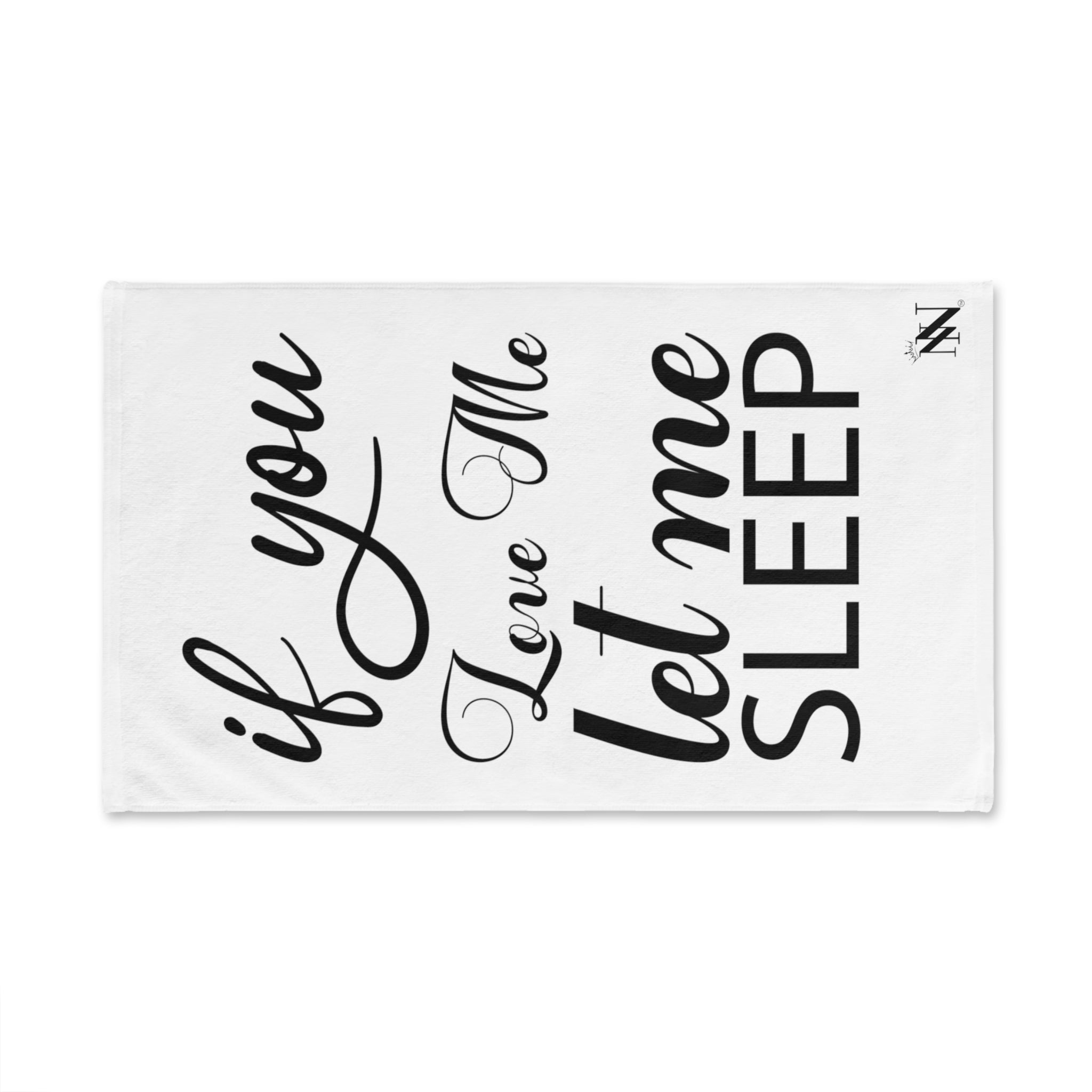 Let Me Sleep White | Funny Gifts for Men - Gifts for Him - Birthday Gifts for Men, Him, Her, Husband, Boyfriend, Girlfriend, New Couple Gifts, Fathers & Valentines Day Gifts, Christmas Gifts NECTAR NAPKINS