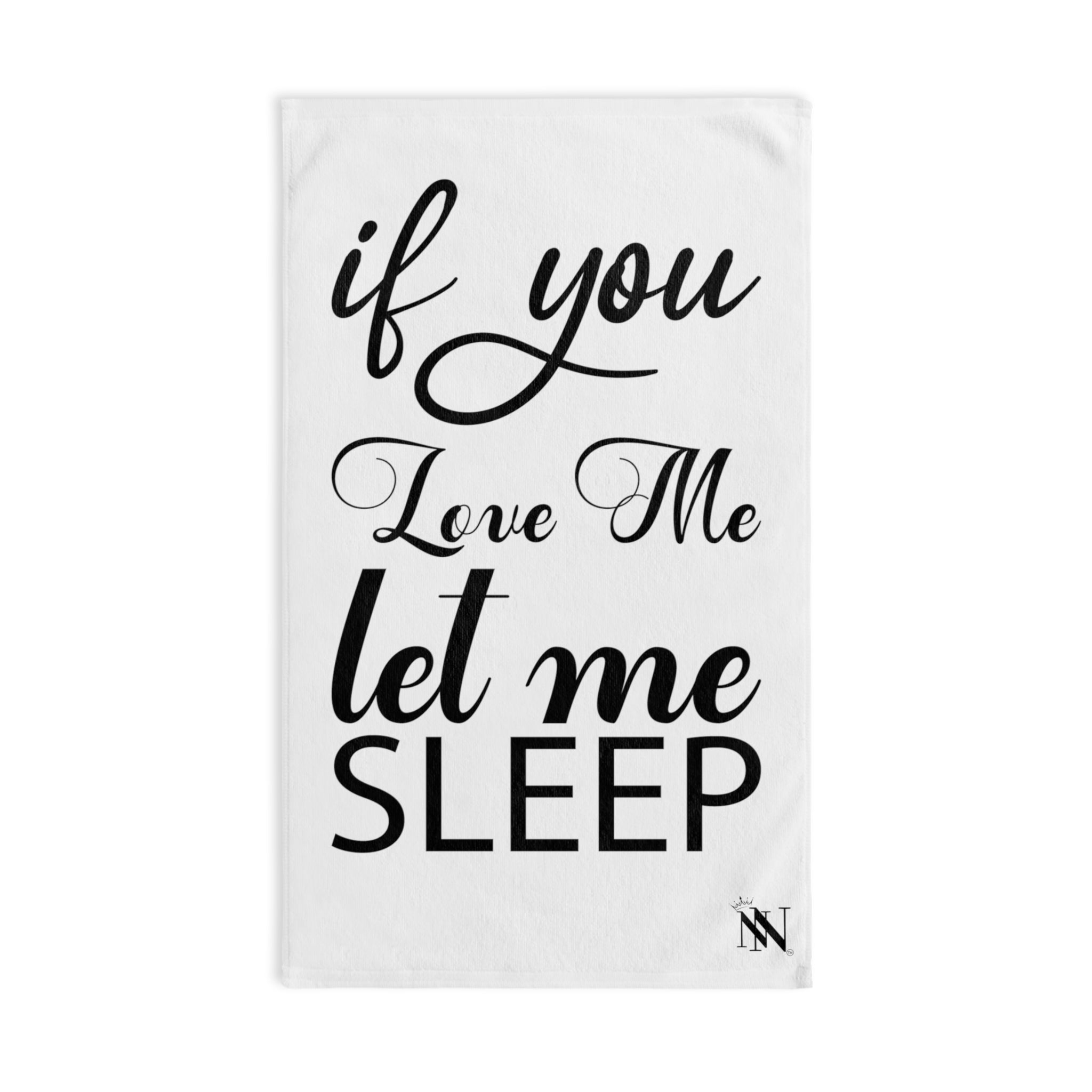 Let Me Sleep White | Funny Gifts for Men - Gifts for Him - Birthday Gifts for Men, Him, Her, Husband, Boyfriend, Girlfriend, New Couple Gifts, Fathers & Valentines Day Gifts, Christmas Gifts NECTAR NAPKINS