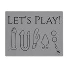 Let's Play GG Sexy Gifts for Boyfriend BF Wife Men Her Girlfriend Wife Divorce Funny Joke Humor Naughty Sex Cum Toy Mat First 2nd Anniversary Wedding Fiance Couple Valentines NECTAR NAPKINS