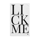 Lick Me Letter White | Funny Gifts for Men - Gifts for Him - Birthday Gifts for Men, Him, Her, Husband, Boyfriend, Girlfriend, New Couple Gifts, Fathers & Valentines Day Gifts, Christmas Gifts NECTAR NAPKINS