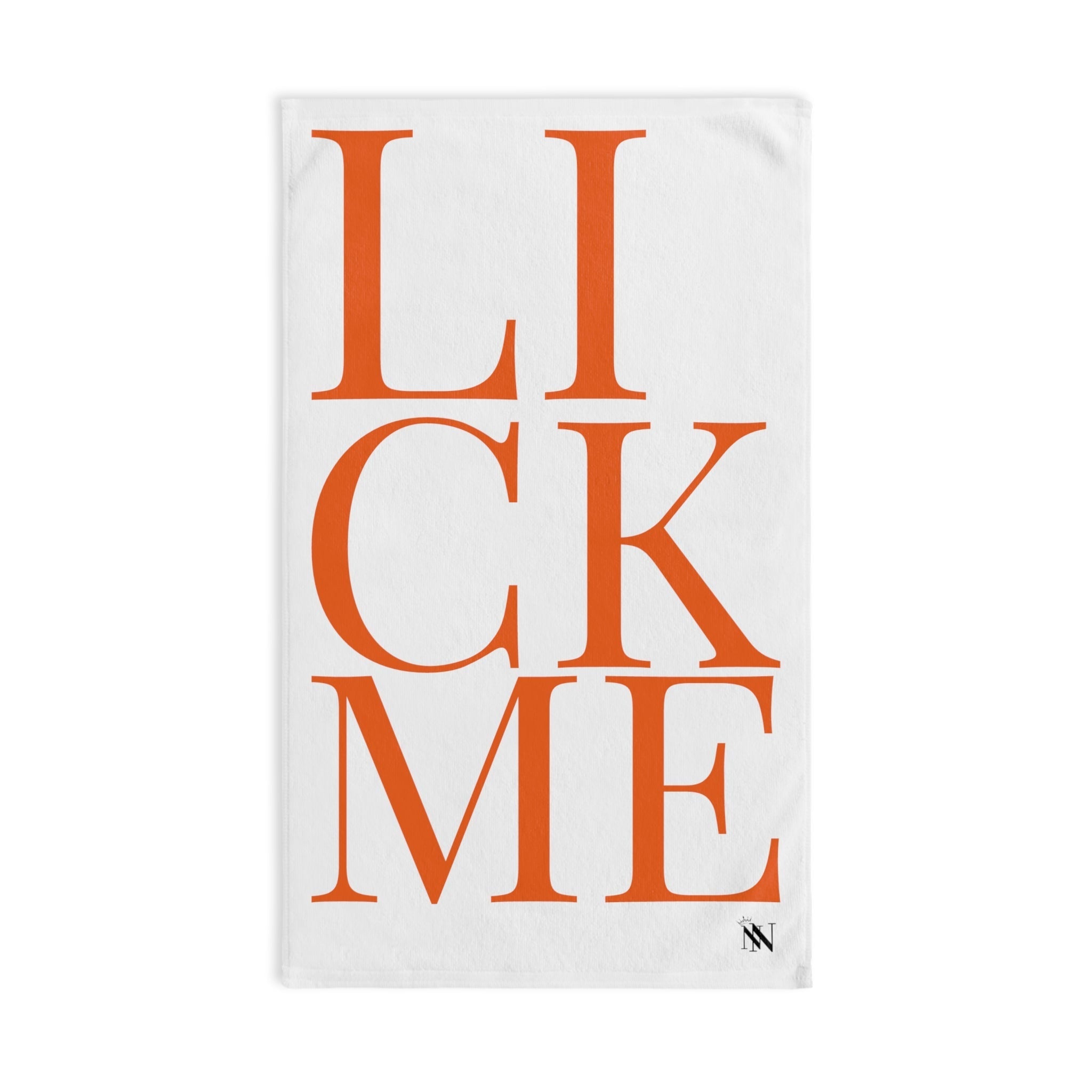 Lick Me Orange White | Funny Gifts for Men - Gifts for Him - Birthday Gifts for Men, Him, Her, Husband, Boyfriend, Girlfriend, New Couple Gifts, Fathers & Valentines Day Gifts, Christmas Gifts NECTAR NAPKINS