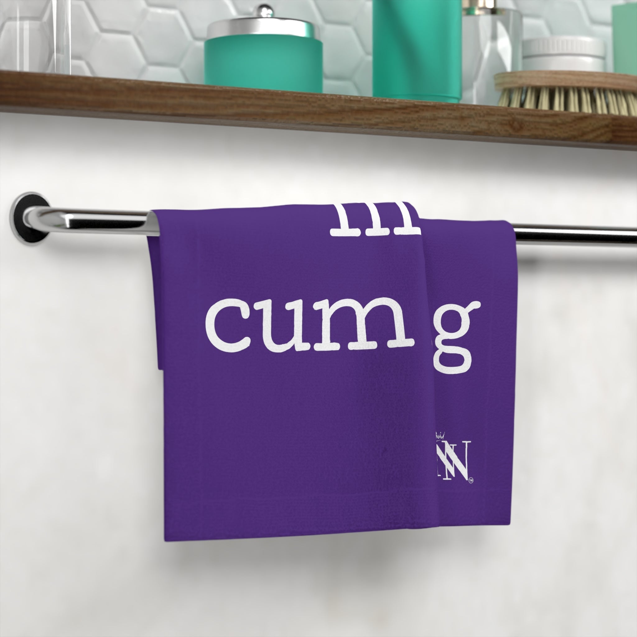 Lils' Cum Rag | Gifts for Boyfriend, Funny Towel Romantic Gift for Wedding Couple Fiance First Year Anniversary Valentines, Party Gag Gifts, Joke Humor Cloth for Husband Men BF NECTAR NAPKINS