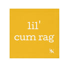 Lils' Cum Rag | Gifts for Boyfriend, Funny Towel Romantic Gift for Wedding Couple Fiance First Year Anniversary Valentines, Party Gag Gifts, Joke Humor Cloth for Husband Men BF NECTAR NAPKINS