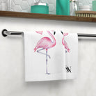 Lils' Flamingo Love | Gifts for Boyfriend, Funny Towel Romantic Gift for Wedding Couple Fiance First Year Anniversary Valentines, Party Gag Gifts, Joke Humor Cloth for Husband Men BF NECTAR NAPKINS