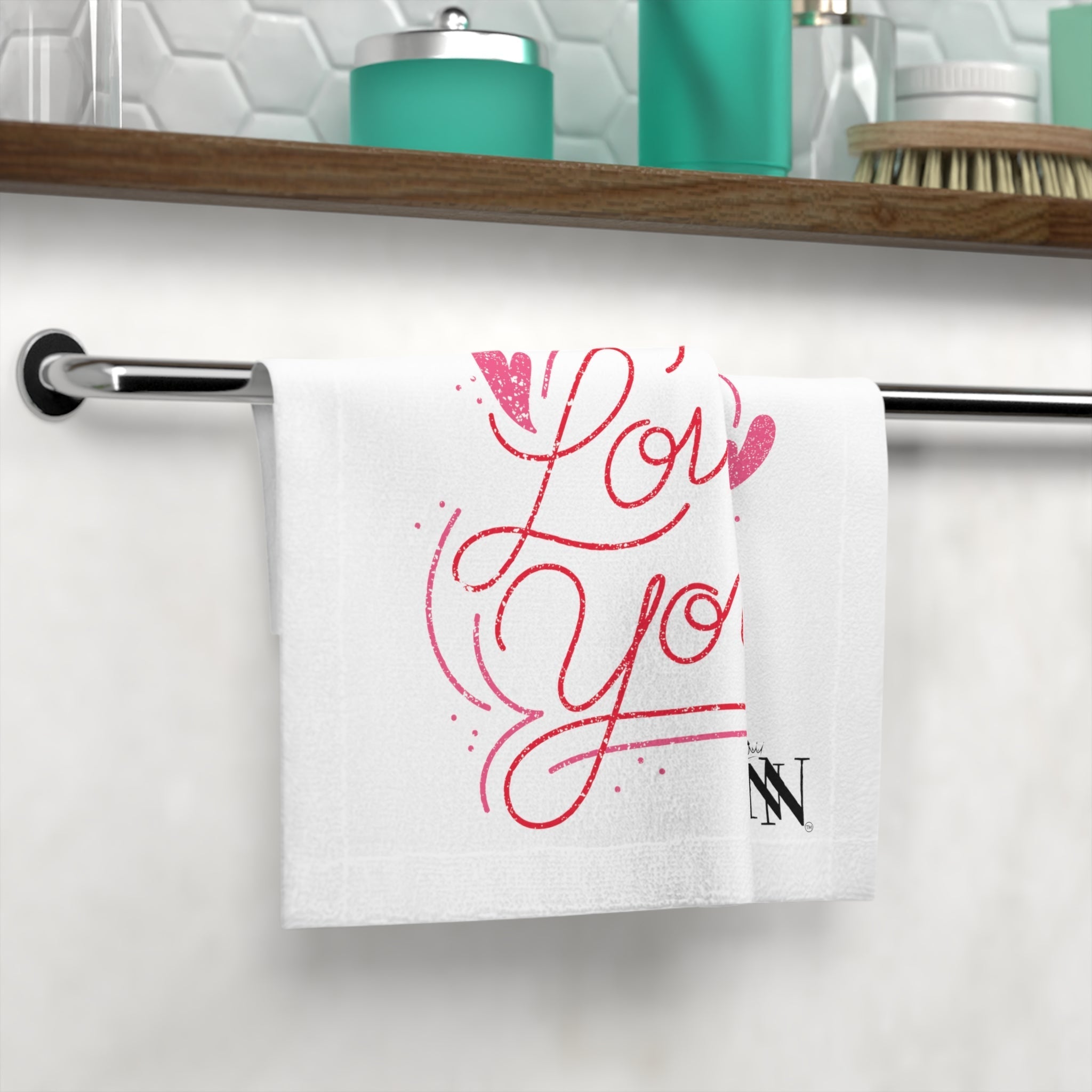 Lils' I Love You | Gifts for Boyfriend, Funny Towel Romantic Gift for Wedding Couple Fiance First Year Anniversary Valentines, Party Gag Gifts, Joke Humor Cloth for Husband Men BF NECTAR NAPKINS