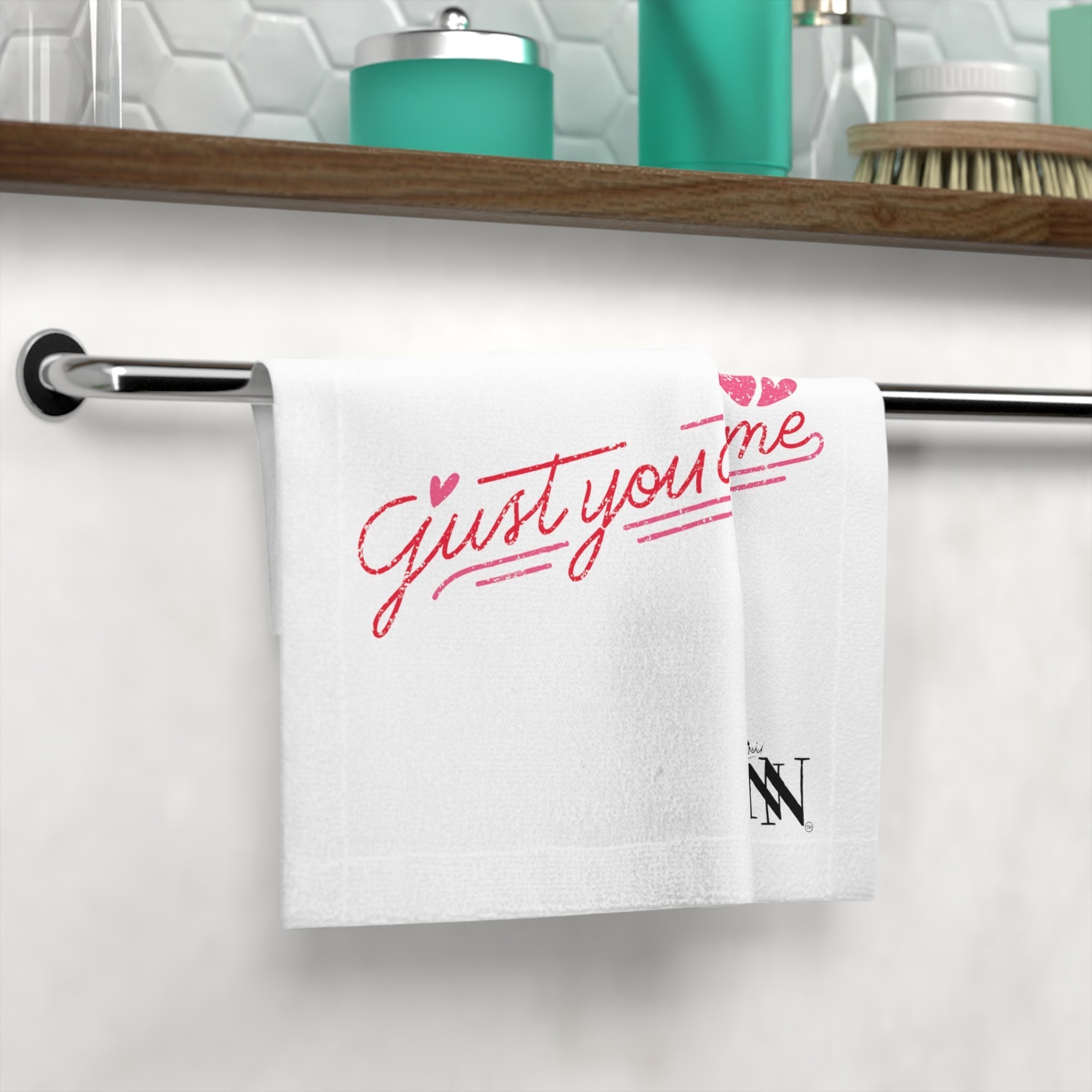 Lils' Just Me You | Gifts for Boyfriend, Funny Towel Romantic Gift for Wedding Couple Fiance First Year Anniversary Valentines, Party Gag Gifts, Joke Humor Cloth for Husband Men BF NECTAR NAPKINS