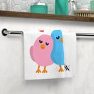 Lils' Love Birds 3 | Gifts for Boyfriend, Funny Towel Romantic Gift for Wedding Couple Fiance First Year Anniversary Valentines, Party Gag Gifts, Joke Humor Cloth for Husband Men BF NECTAR NAPKINS