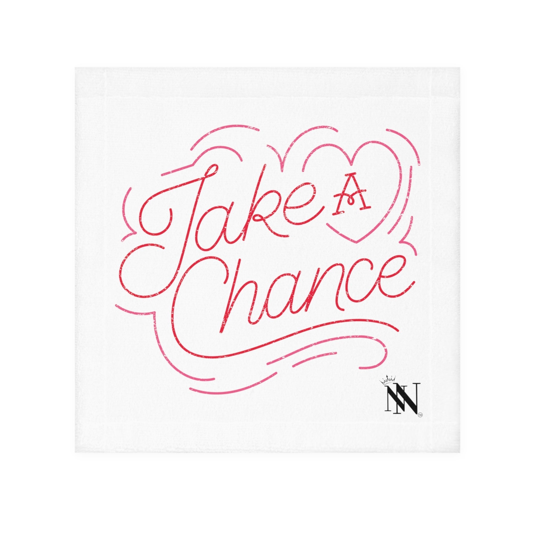 Lils' Take Chance | Gifts for Boyfriend, Funny Towel Romantic Gift for Wedding Couple Fiance First Year Anniversary Valentines, Party Gag Gifts, Joke Humor Cloth for Husband Men BF NECTAR NAPKINS