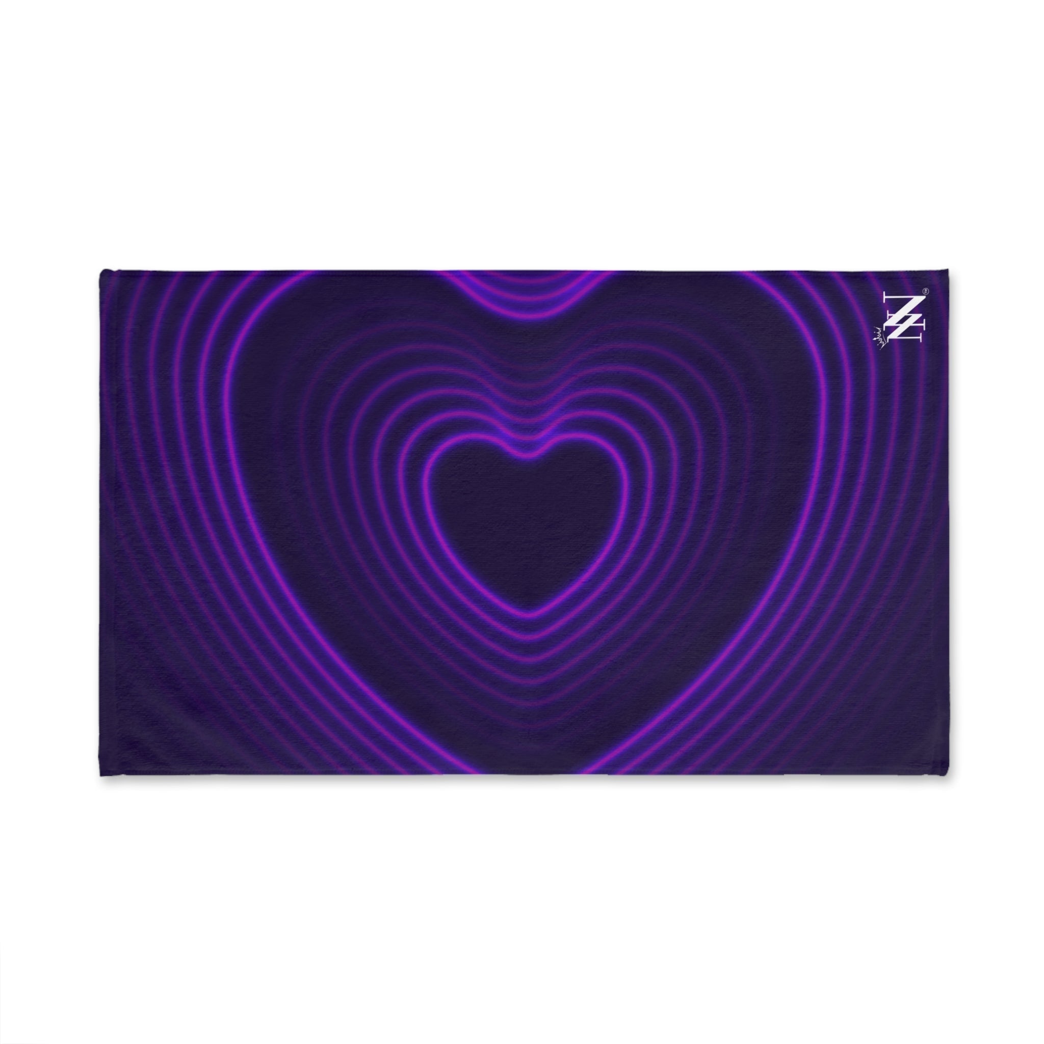 Lined Heart Purple White | Funny Gifts for Men - Gifts for Him - Birthday Gifts for Men, Him, Her, Husband, Boyfriend, Girlfriend, New Couple Gifts, Fathers & Valentines Day Gifts, Christmas Gifts NECTAR NAPKINS