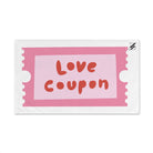 Love Coupon White | Funny Gifts for Men - Gifts for Him - Birthday Gifts for Men, Him, Her, Husband, Boyfriend, Girlfriend, New Couple Gifts, Fathers & Valentines Day Gifts, Christmas Gifts NECTAR NAPKINS