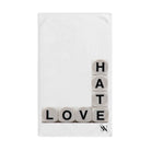 Love Hate Cube White | Funny Gifts for Men - Gifts for Him - Birthday Gifts for Men, Him, Her, Husband, Boyfriend, Girlfriend, New Couple Gifts, Fathers & Valentines Day Gifts, Christmas Gifts NECTAR NAPKINS