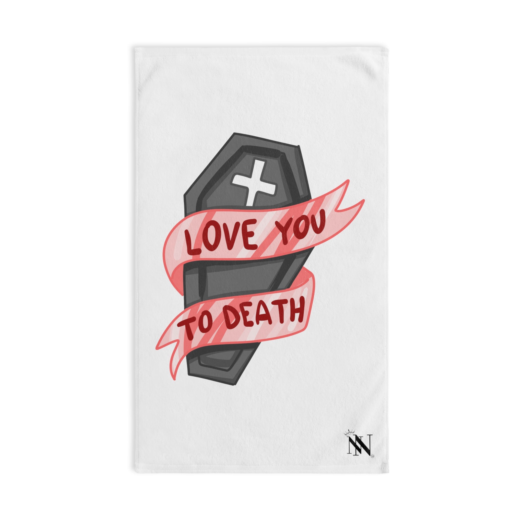 Love You Death | Gifts for Boyfriend, Funny Towel Romantic Gift for Wedding Couple Fiance First Year Anniversary Valentines, Party Gag Gifts, Joke Humor Cloth for Husband Men BF NECTAR NAPKINS