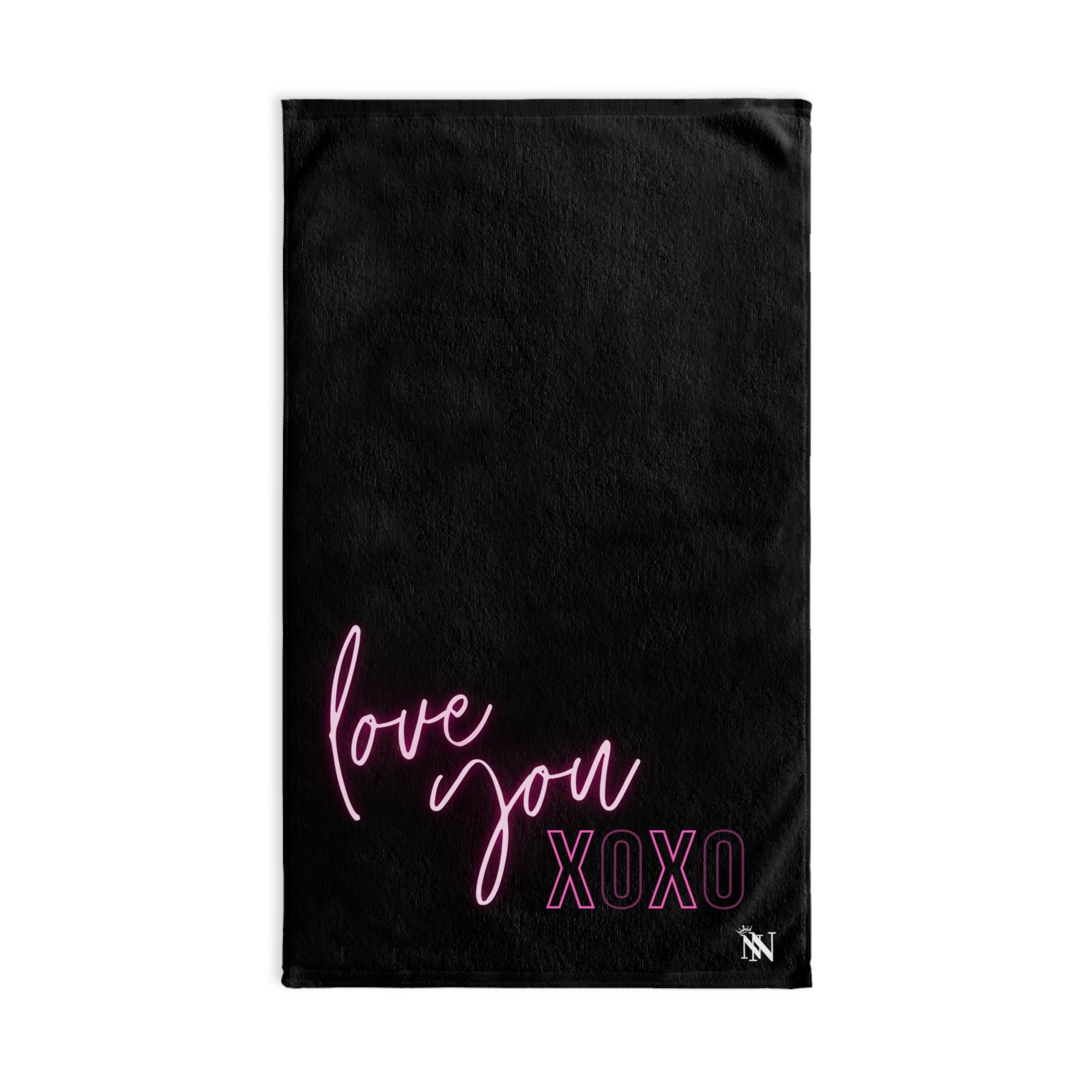 Love You XOXO Black | Sexy Gifts for Boyfriend, Funny Towel Romantic Gift for Wedding Couple Fiance First Year 2nd Anniversary Valentines, Party Gag Gifts, Joke Humor Cloth for Husband Men BF NECTAR NAPKINS