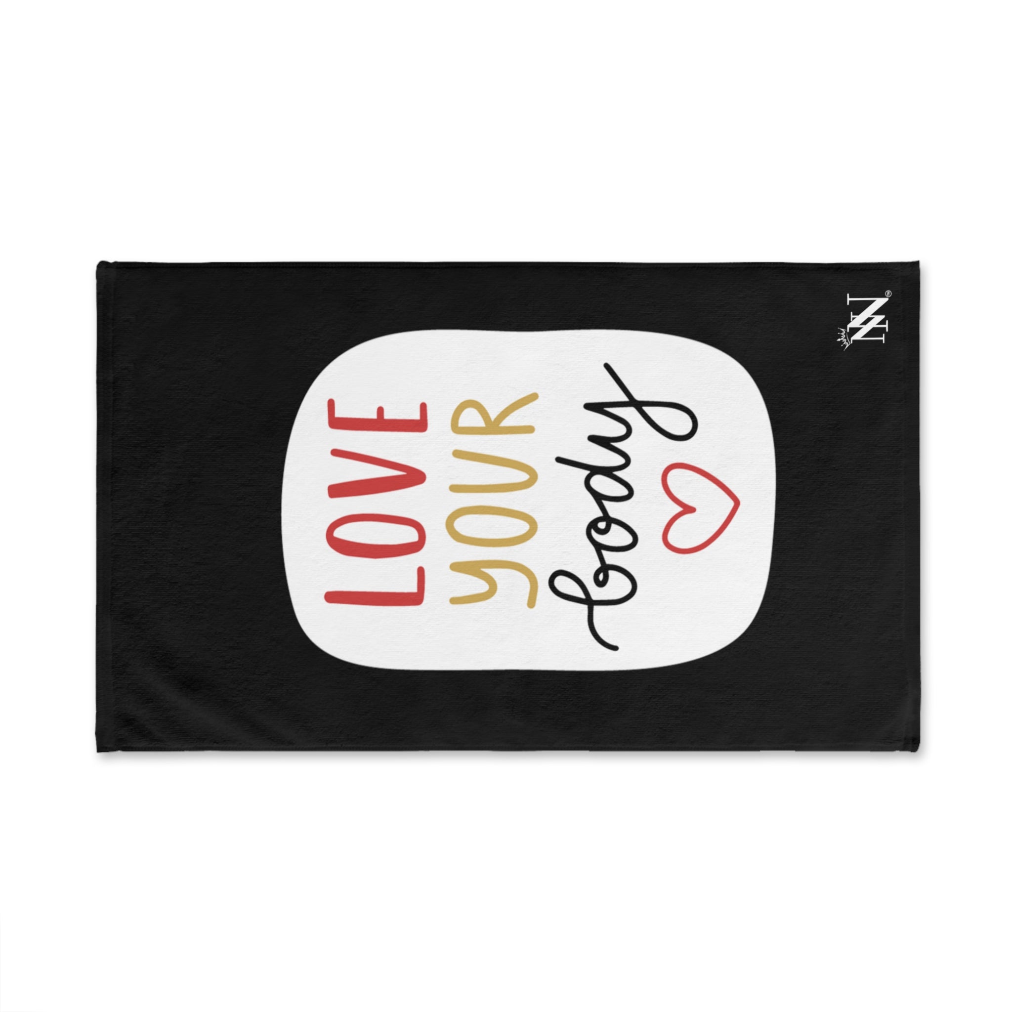 Love Your Body Black | Sexy Gifts for Boyfriend, Funny Towel Romantic Gift for Wedding Couple Fiance First Year 2nd Anniversary Valentines, Party Gag Gifts, Joke Humor Cloth for Husband Men BF NECTAR NAPKINS