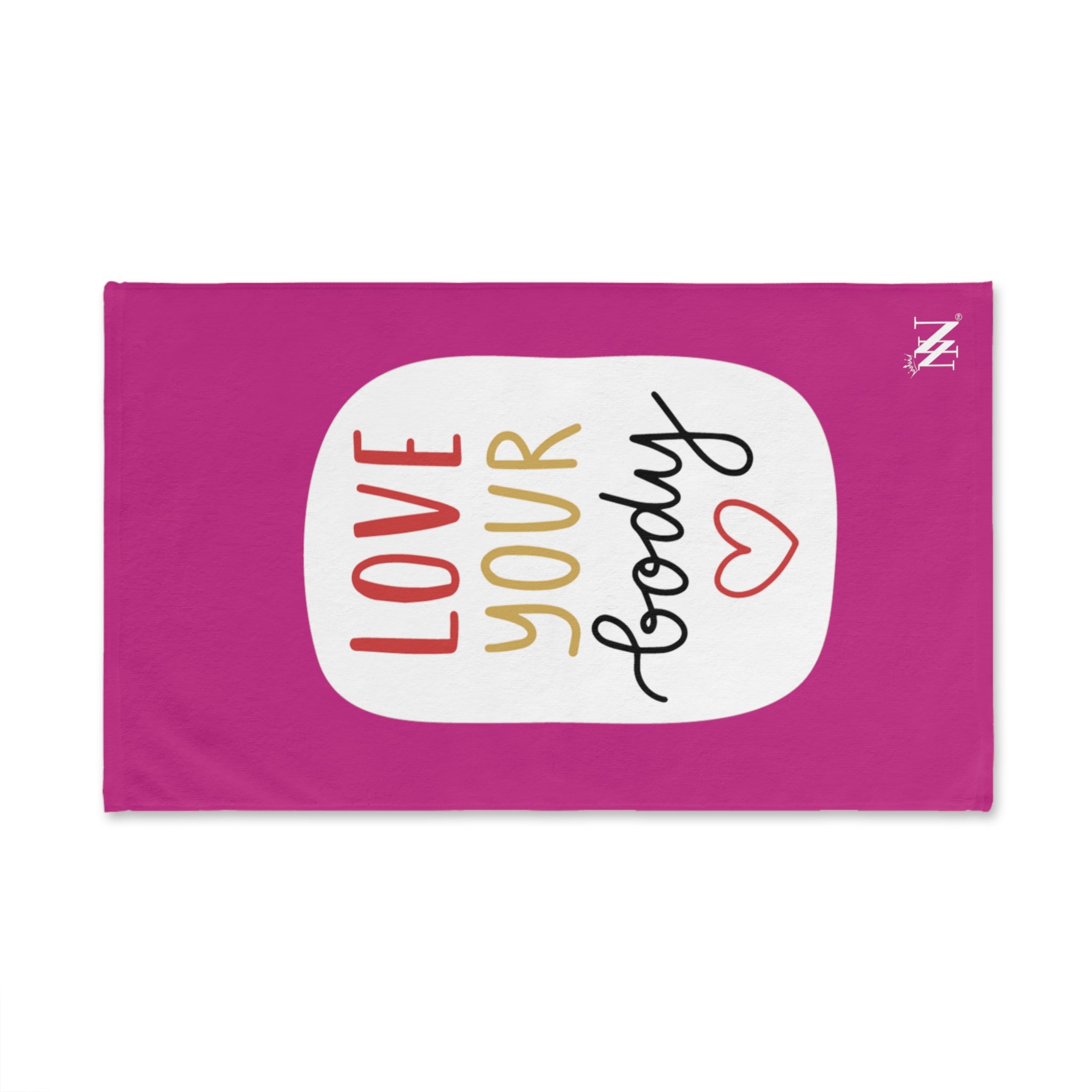 Love Your Body Fuscia | Funny Gifts for Men - Gifts for Him - Birthday Gifts for Men, Him, Husband, Boyfriend, New Couple Gifts, Fathers & Valentines Day Gifts, Hand Towels NECTAR NAPKINS