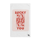 Lucky You Card White | Funny Gifts for Men - Gifts for Him - Birthday Gifts for Men, Him, Her, Husband, Boyfriend, Girlfriend, New Couple Gifts, Fathers & Valentines Day Gifts, Christmas Gifts NECTAR NAPKINS