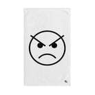 Mad Angry  Emoji White | Funny Gifts for Men - Gifts for Him - Birthday Gifts for Men, Him, Her, Husband, Boyfriend, Girlfriend, New Couple Gifts, Fathers & Valentines Day Gifts, Christmas Gifts NECTAR NAPKINS