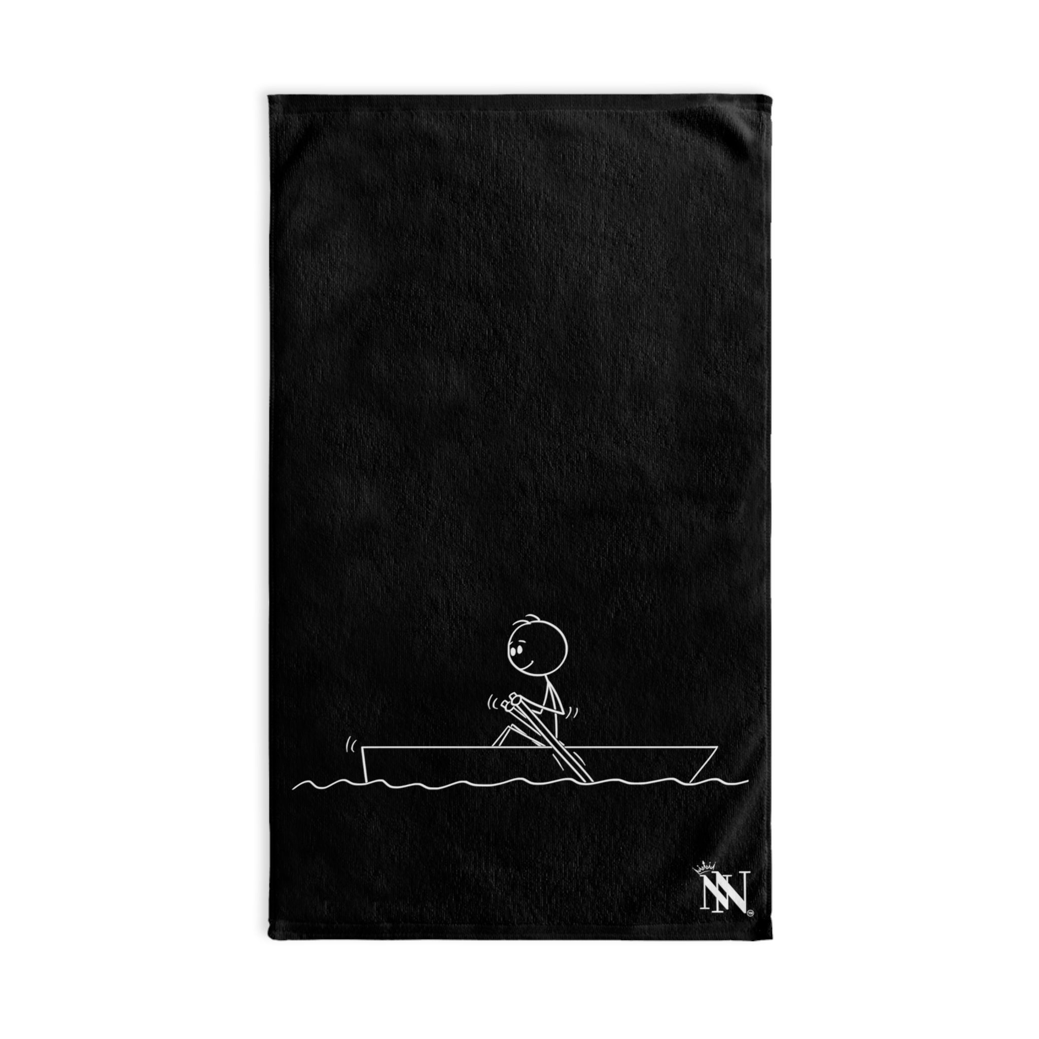 Man Stick in Boat Black | Sexy Gifts for Boyfriend, Funny Towel Romantic Gift for Wedding Couple Fiance First Year 2nd Anniversary Valentines, Party Gag Gifts, Joke Humor Cloth for Husband Men BF NECTAR NAPKINS