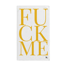 Me F*ck Block YellowWhite | Funny Gifts for Men - Gifts for Him - Birthday Gifts for Men, Him, Her, Husband, Boyfriend, Girlfriend, New Couple Gifts, Fathers & Valentines Day Gifts, Christmas Gifts NECTAR NAPKINS