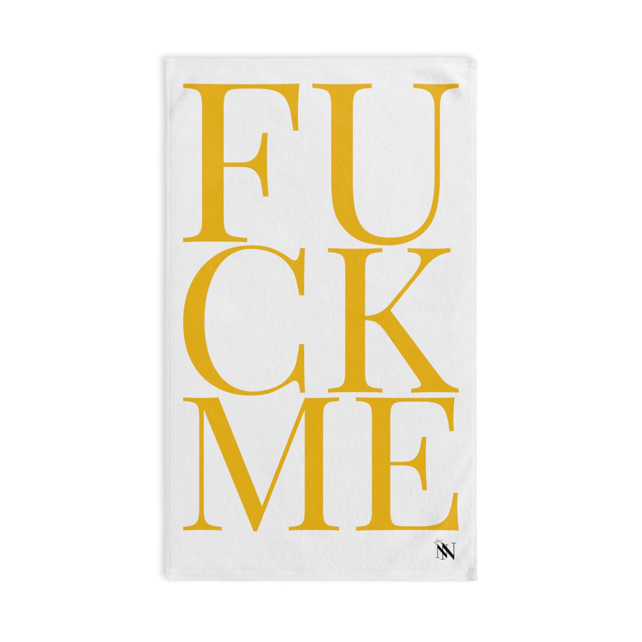 Me F*ck Block YellowWhite | Funny Gifts for Men - Gifts for Him - Birthday Gifts for Men, Him, Her, Husband, Boyfriend, Girlfriend, New Couple Gifts, Fathers & Valentines Day Gifts, Christmas Gifts NECTAR NAPKINS