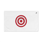 Medium Red Bullseye White | Funny Gifts for Men - Gifts for Him - Birthday Gifts for Men, Him, Her, Husband, Boyfriend, Girlfriend, New Couple Gifts, Fathers & Valentines Day Gifts, Christmas Gifts NECTAR NAPKINS