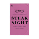 Menu Steak | Gifts for Boyfriend, Funny Towel Romantic Gift for Wedding Couple Fiance First Year Anniversary Valentines, Party Gag Gifts, Joke Humor Cloth for Husband Men BF NECTAR NAPKINS