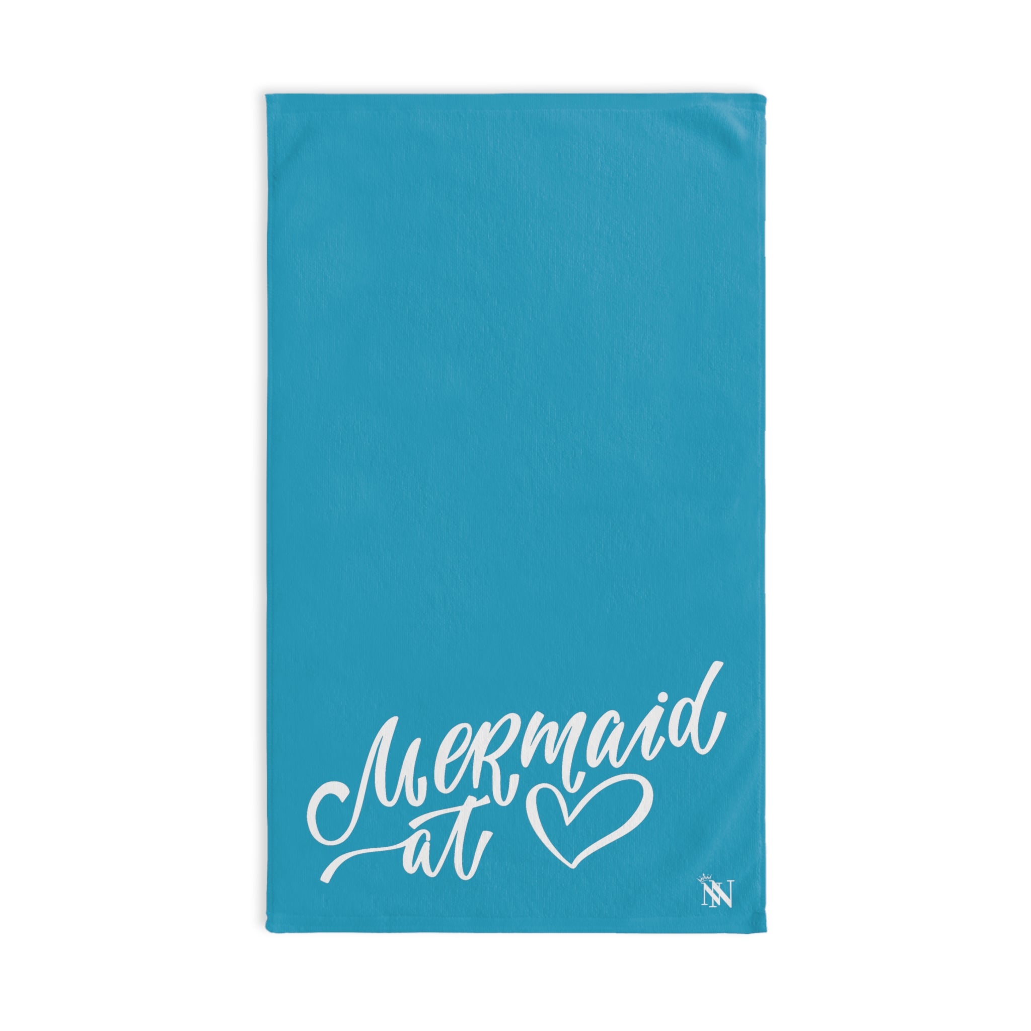 Mermaid At Heart Teal | Novelty Gifts for Boyfriend, Funny Towel Romantic Gift for Wedding Couple Fiance First Year Anniversary Valentines, Party Gag Gifts, Joke Humor Cloth for Husband Men BF NECTAR NAPKINS