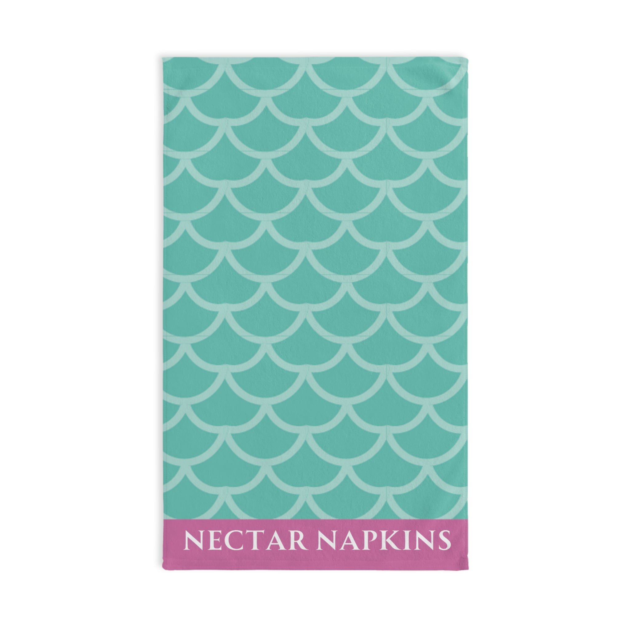 Mermaid Tail Mint Pink | Novelty Gifts for Boyfriend, Funny Towel Romantic Gift for Wedding Couple Fiance First Year Anniversary Valentines, Party Gag Gifts, Joke Humor Cloth for Husband Men BF NECTAR NAPKINS