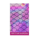 Mermaid Tail Purple Fuscia | Funny Gifts for Men - Gifts for Him - Birthday Gifts for Men, Him, Husband, Boyfriend, New Couple Gifts, Fathers & Valentines Day Gifts, Hand Towels NECTAR NAPKINS