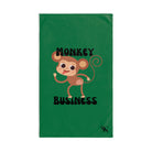 Monkey Fun Green | Anniversary Wedding, Christmas, Valentines Day, Birthday Gifts for Him, Her, Romantic Gifts for Wife, Girlfriend, Couples Gifts for Boyfriend, Husband NECTAR NAPKINS